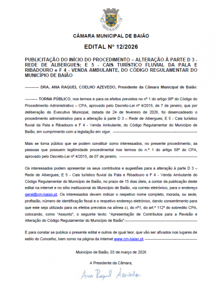 Edital 12_Inicio de Procedimento Revis&atilde;o do CRMB